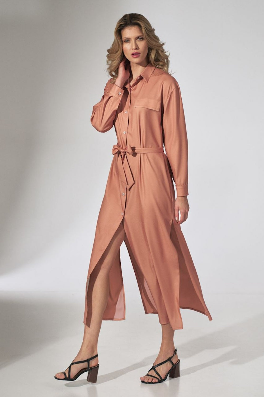 All-Day Comfort: Women Dress-Figl-orange-L-Urbanheer