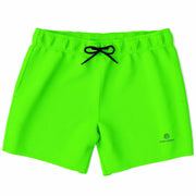 Neon Green 5.5" Men Swim Shorts-Subliminator-XS-Urbanheer