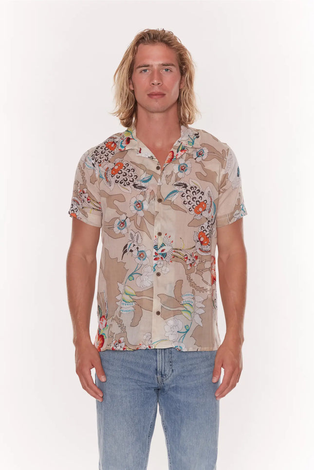 San Vicente Short Sleeve Men Shirt - 100% Cotton-RAGA-Urbanheer