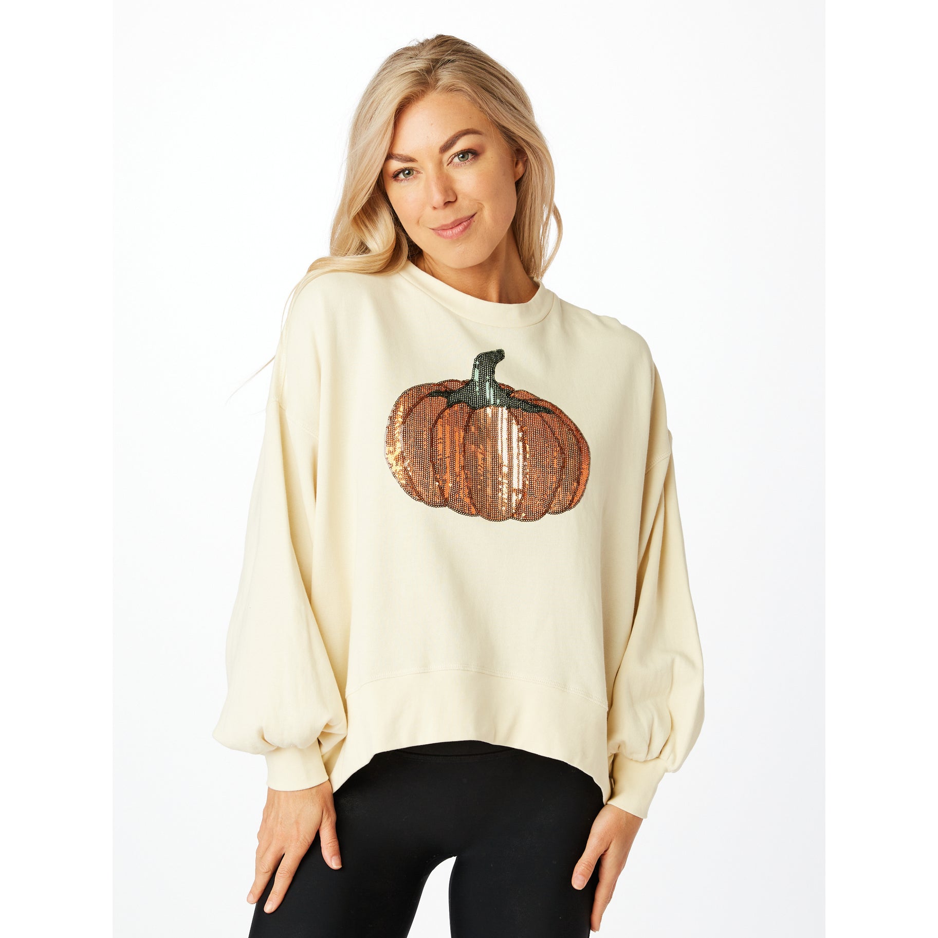 The Pumpkin Sequin Pullover-Stewart Simmons-XS-Urbanheer