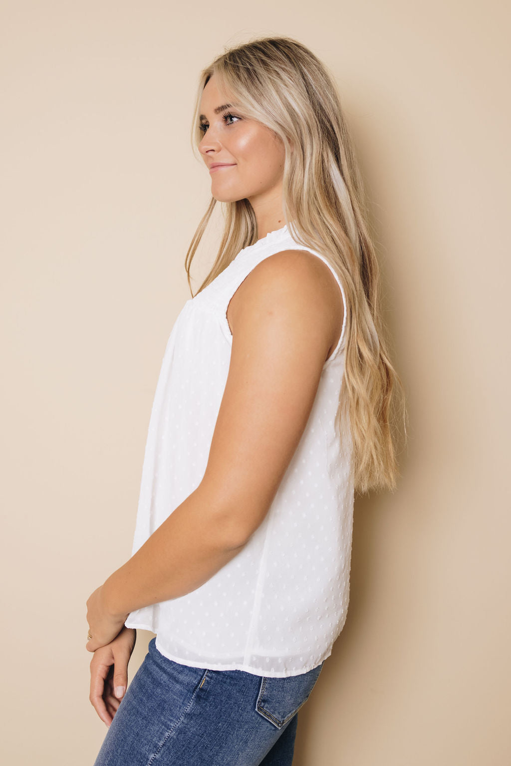 Cody Swiss Dot Tank-UHXSW-WHITE-SMALL-Urbanheer