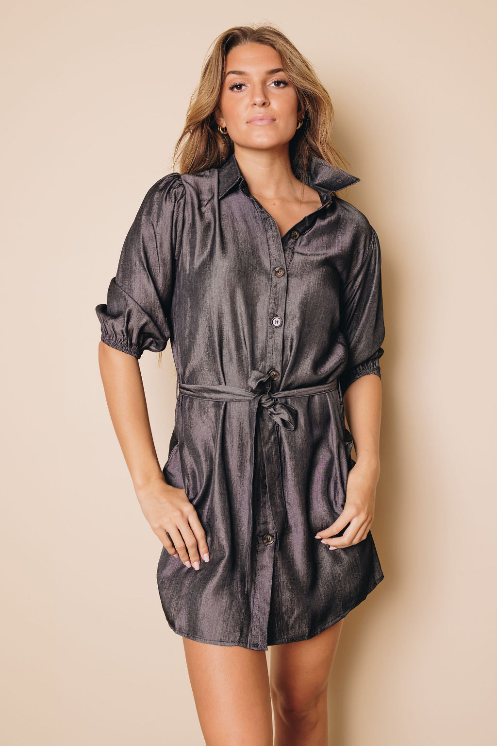 Jerom Denim Mini Dress-UHXSW-BLACK-SMALL-Urbanheer