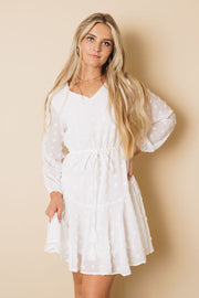 Monson Swiss Dot Mini Dress-UHXSW-WHITE-SMALL-Urbanheer