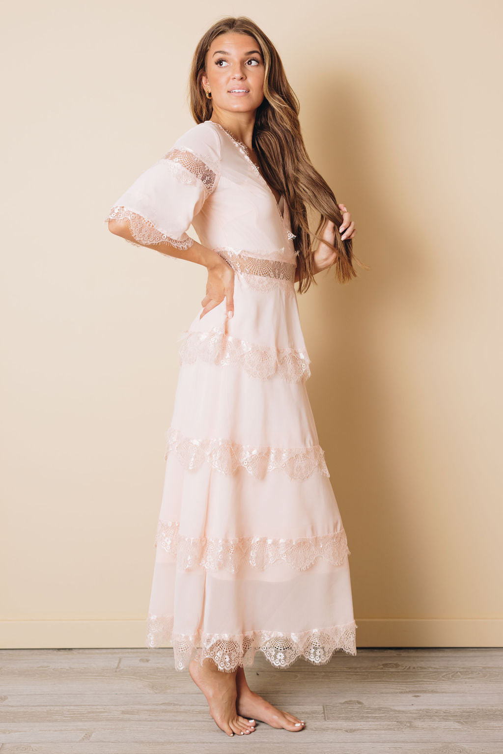 Portia Layered Long Dress-UHXSW-WHITE-SMALL-Urbanheer