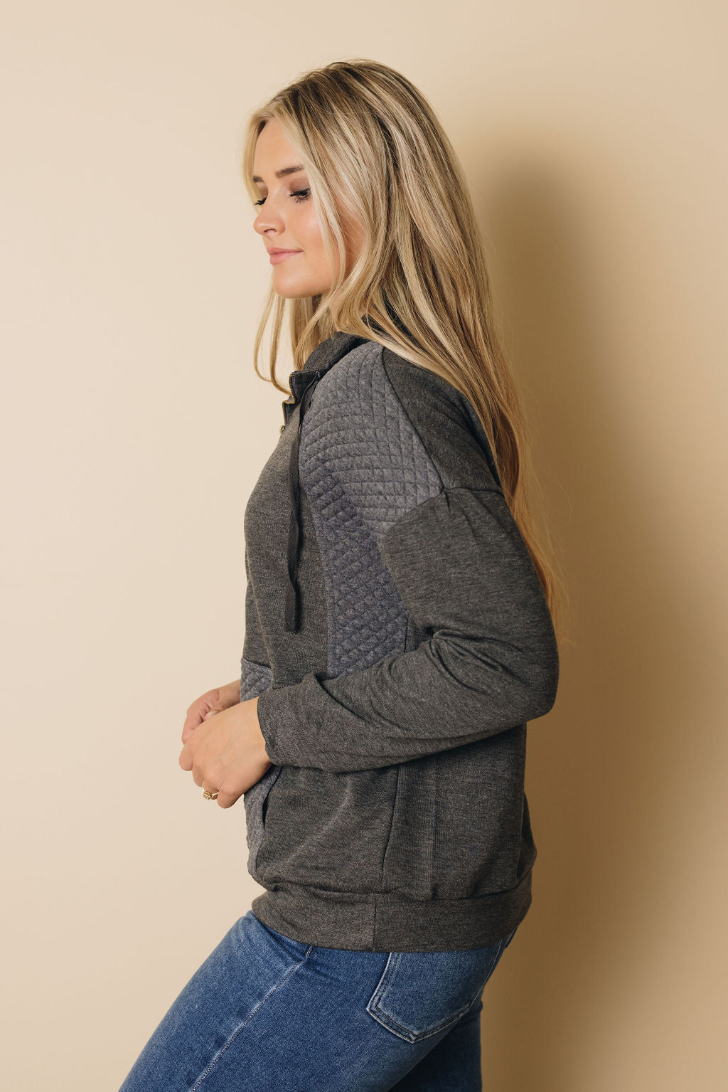 Geraldo Quilted Sweatshirt-UHXSW-BLACK-SMALL-Urbanheer