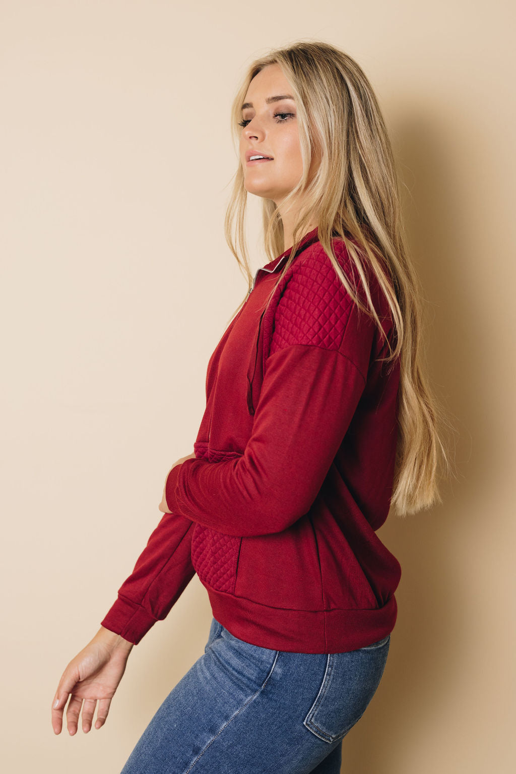 Geraldo Quilted Sweatshirt-UHXSW-BLACK-SMALL-Urbanheer