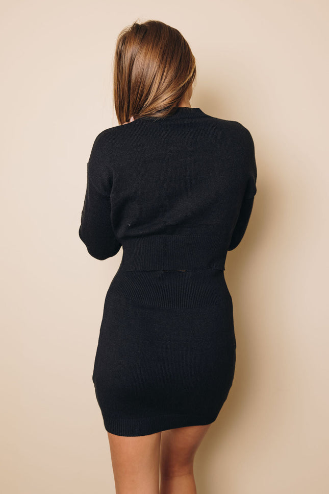 Gayle Bodycon Sweater Dress-Stay Warm in Style-Urbanheer