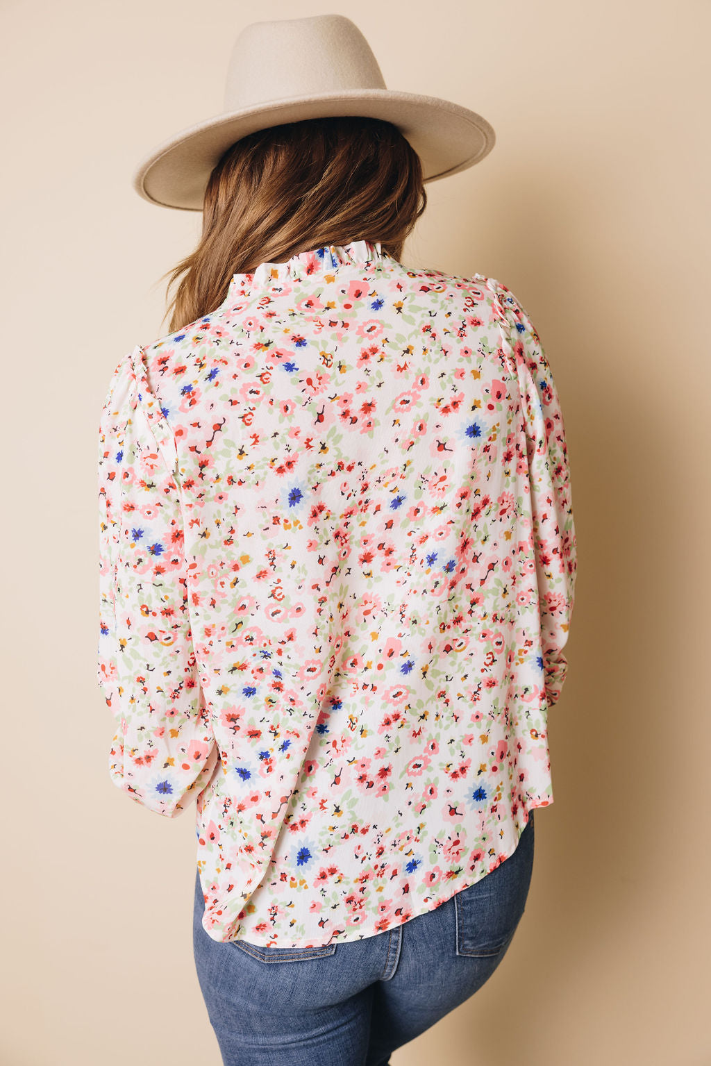 Linnet Floral Button Up Top-UHXSW-FLORAL-SMALL-Urbanheer