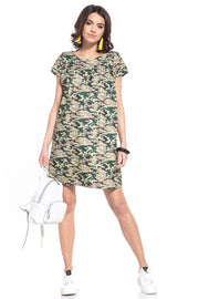 All-Day Comfort: Women Dress-Tessita-multicolor-L-Urbanheer