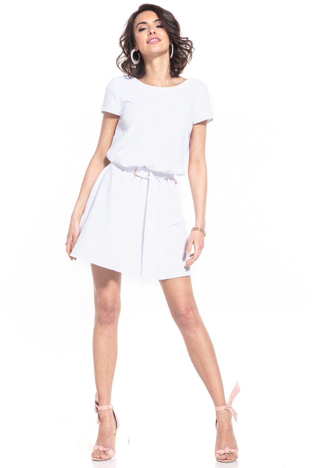 All-Day Comfort: Women Dress-Tessita-white-L-Urbanheer