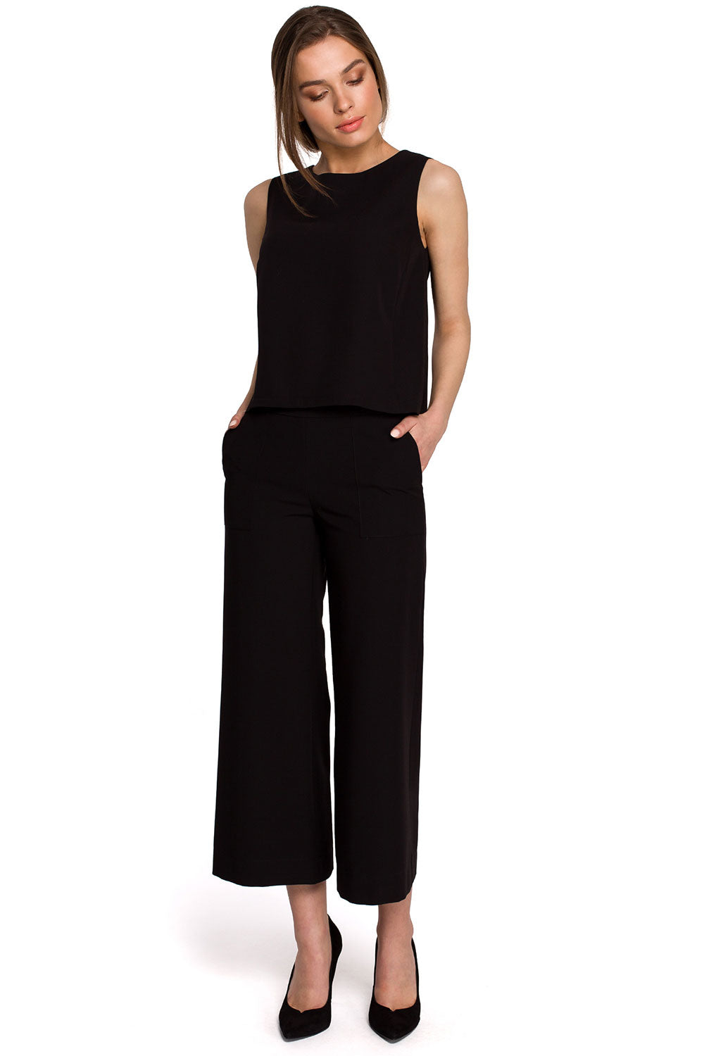 Blouse Outfit-Stylove-black-L-Urbanheer