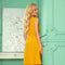 All-Day Comfort: Women Dress-Numoco-yellow-XL-Urbanheer