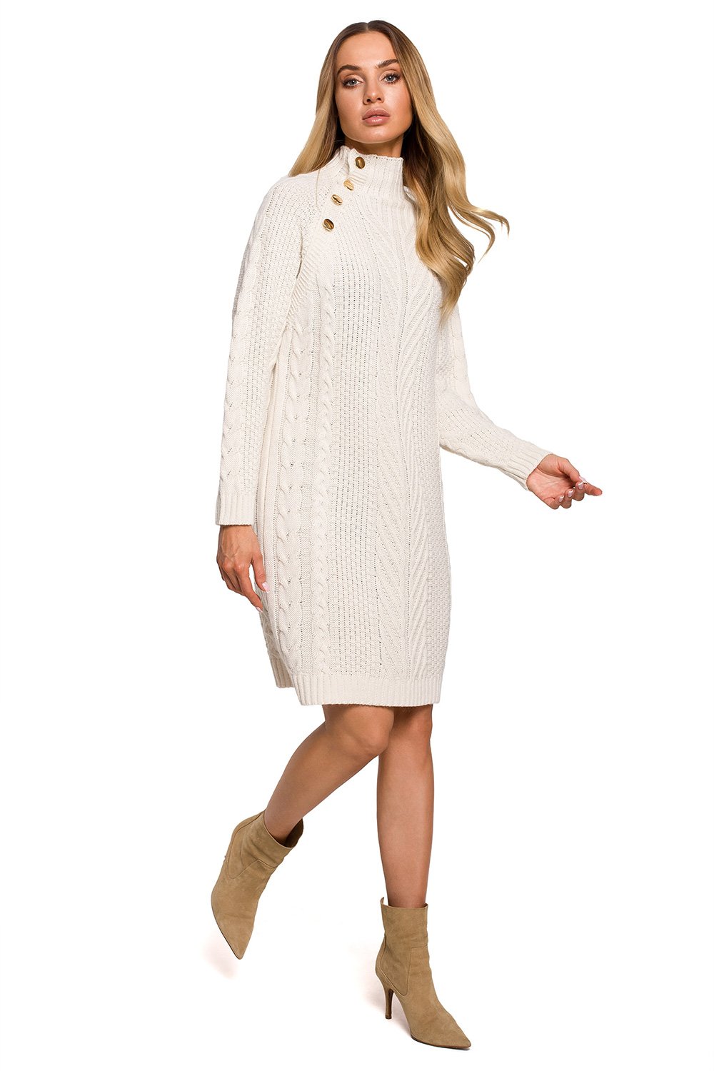 All-Day Comfort: Women Dress-Clothing - Women-Moe-beige-L/XL-Urbanheer
