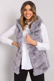 Women Women Gilet All Day Elegance-Och Bella-grey-L-Urbanheer