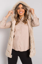 Women Women Gilet All Day Elegance-Och Bella-beige-L-Urbanheer