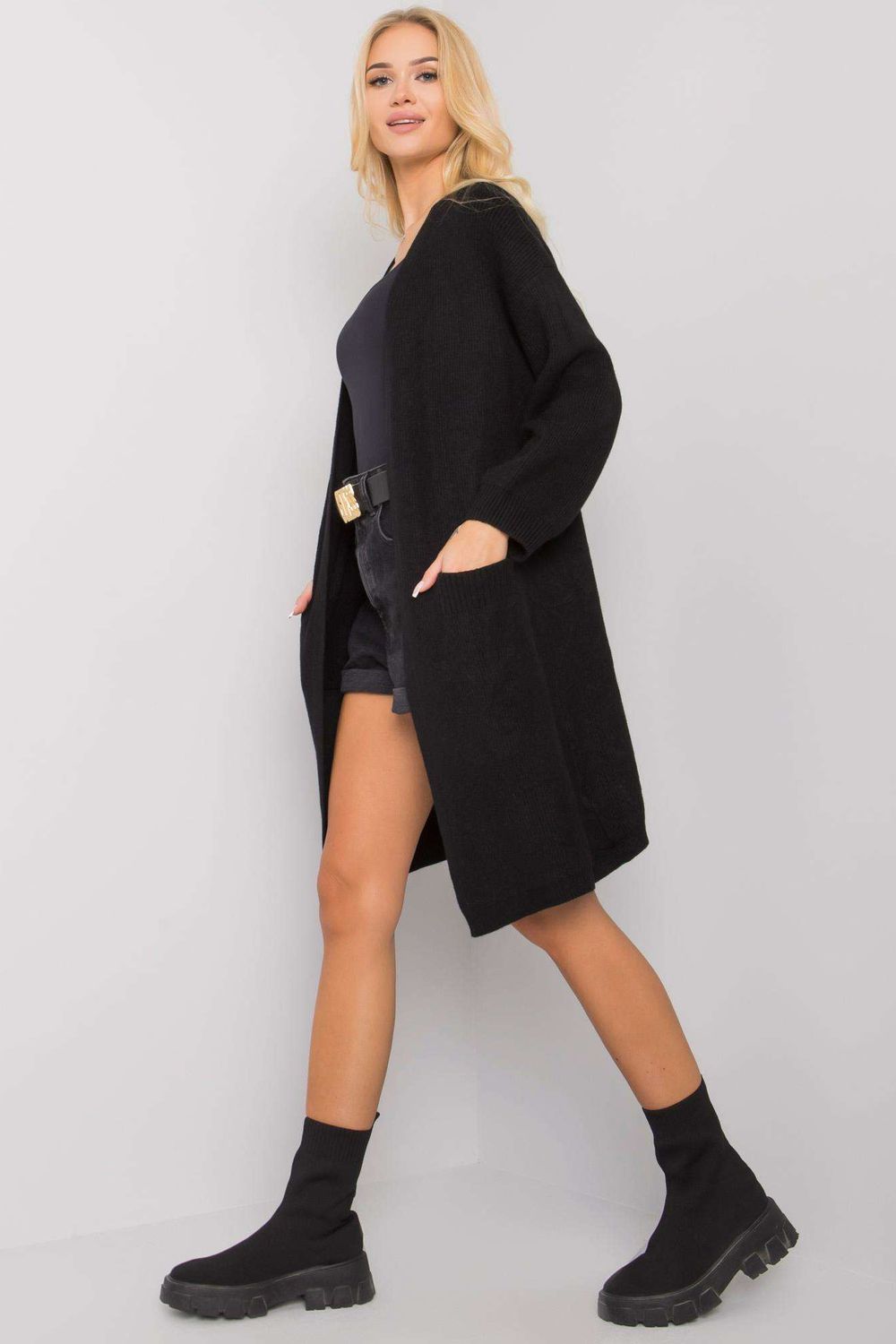 Women Women Cardigan-Och Bella-black-one-size-fits-all-Urbanheer