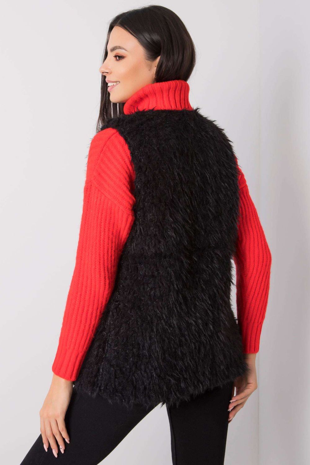 Women Women Gilet All Day Elegance-Och Bella-black-L-Urbanheer