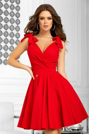 Cocktail Dress-Clothing - Women-Bicotone-red-34-Urbanheer