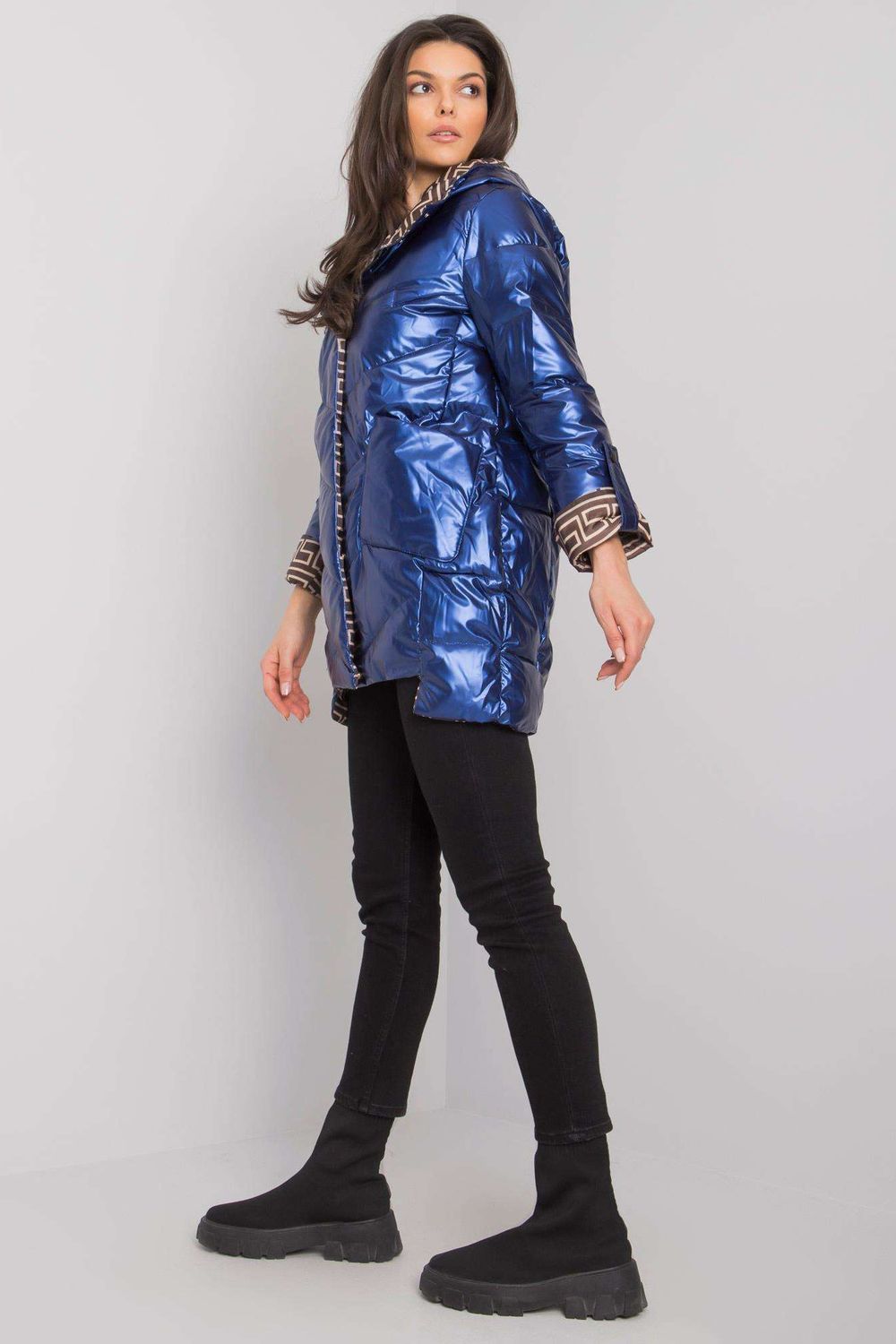 Jacket Outfit-Clothing - Women-Yups-blue-L-Urbanheer