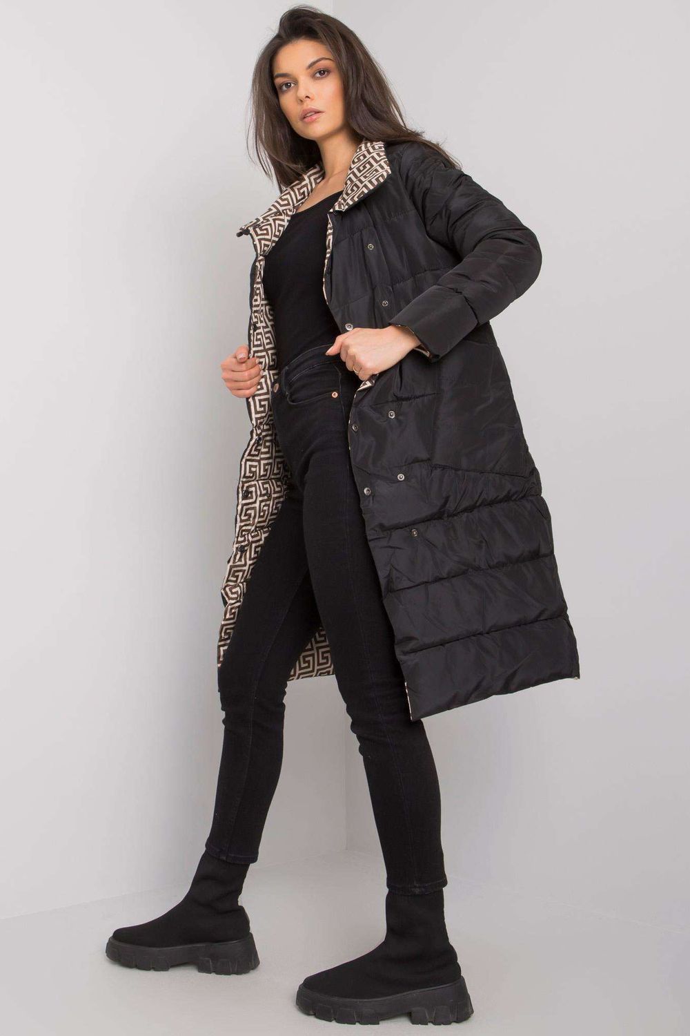 New Season Warm & Stylish Coat Outfit-Clothing - Women-Yups-black-L-Urbanheer