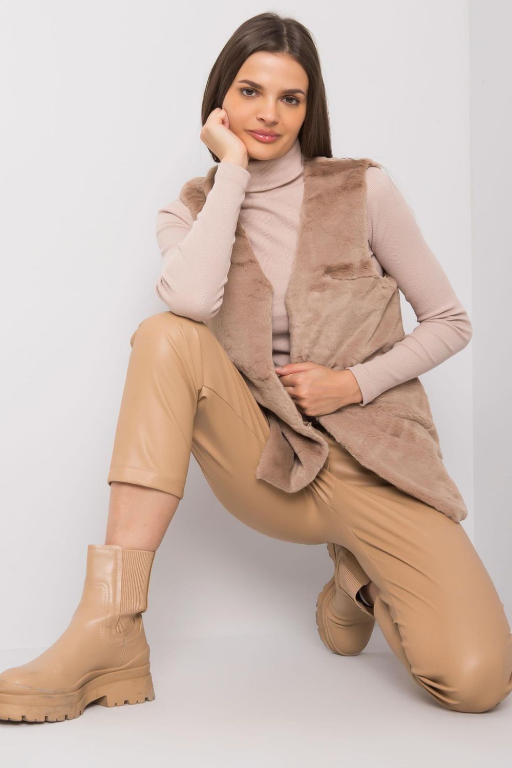 Gilet Outfit-Clothing - Women-Yups-beige-L-Urbanheer