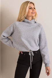 Sweatshirt-Clothing - Women-BFG-grey-L-Urbanheer