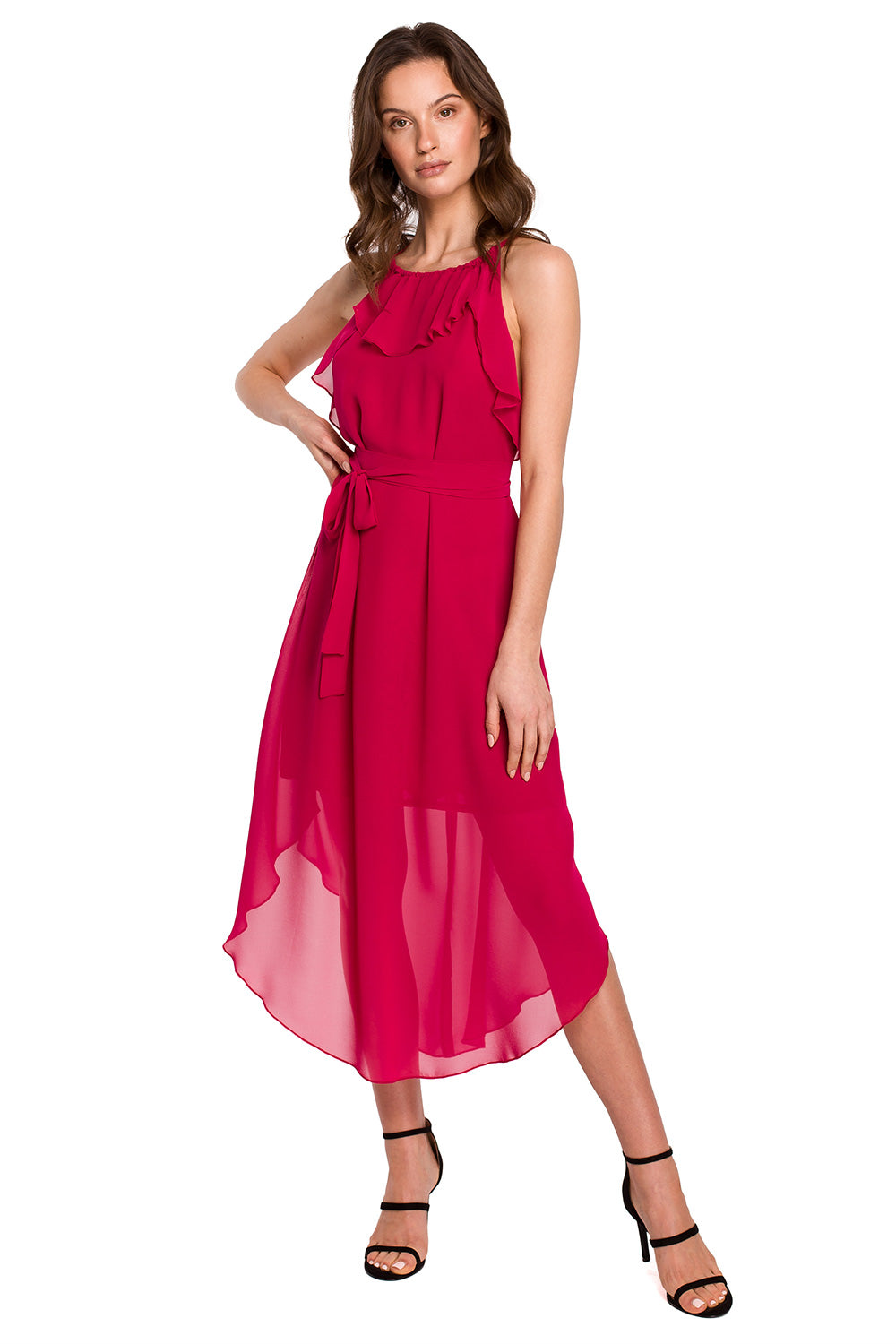Evening Dress-Makover-pink-L-Urbanheer