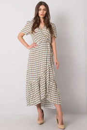 All-Day Comfort: Women Dress-Yups-beige-L-Urbanheer