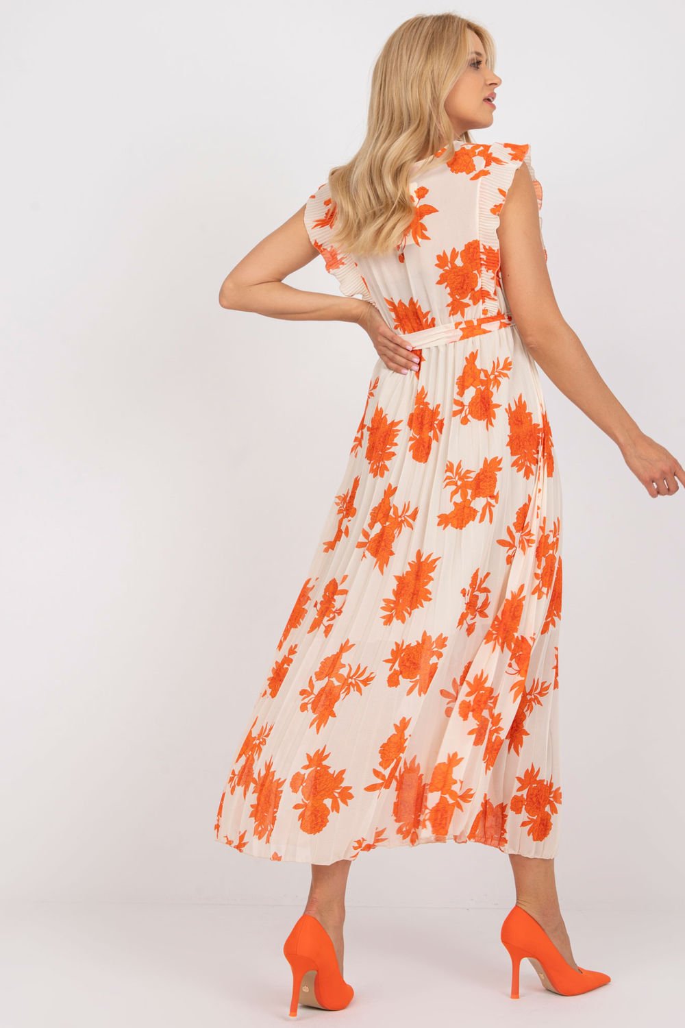 All-Day Comfort: Women Dress-Clothing - Women-Italy Moda-orange-one-size-fits-all-Urbanheer