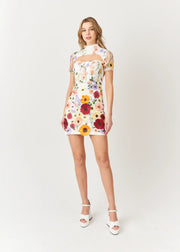 Doris Floral Printed Mini Dress-Amy Lynn-S-Multi-Urbanheer