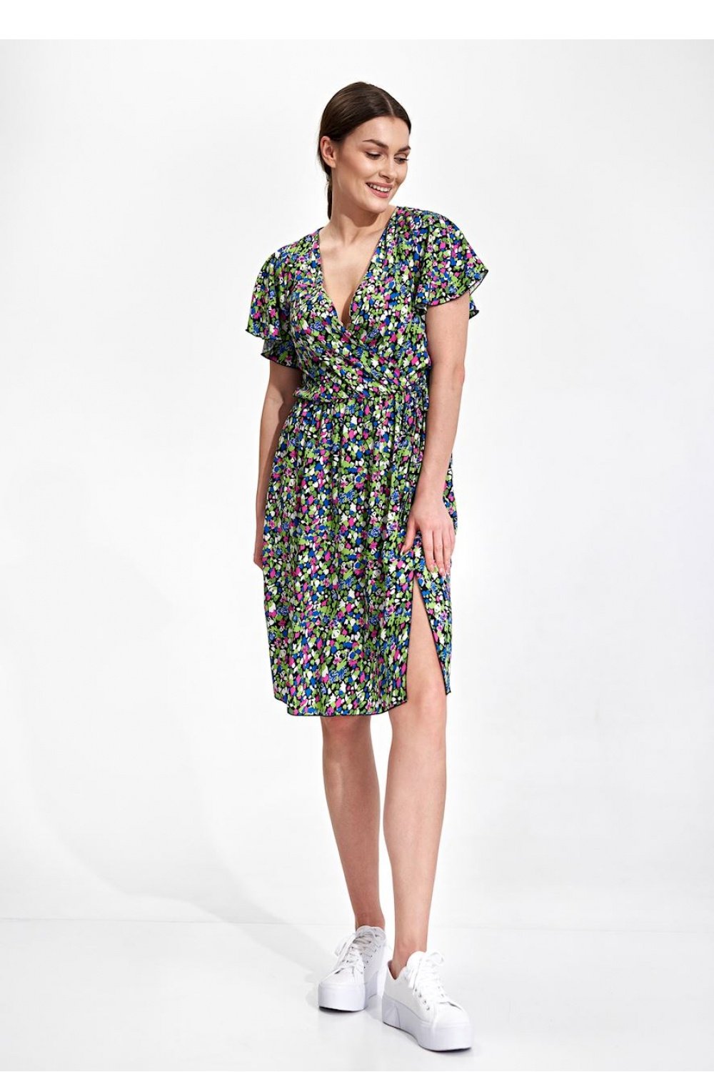 All-Day Comfort: Women Dress-Figl-multicolor-L/XL-Urbanheer