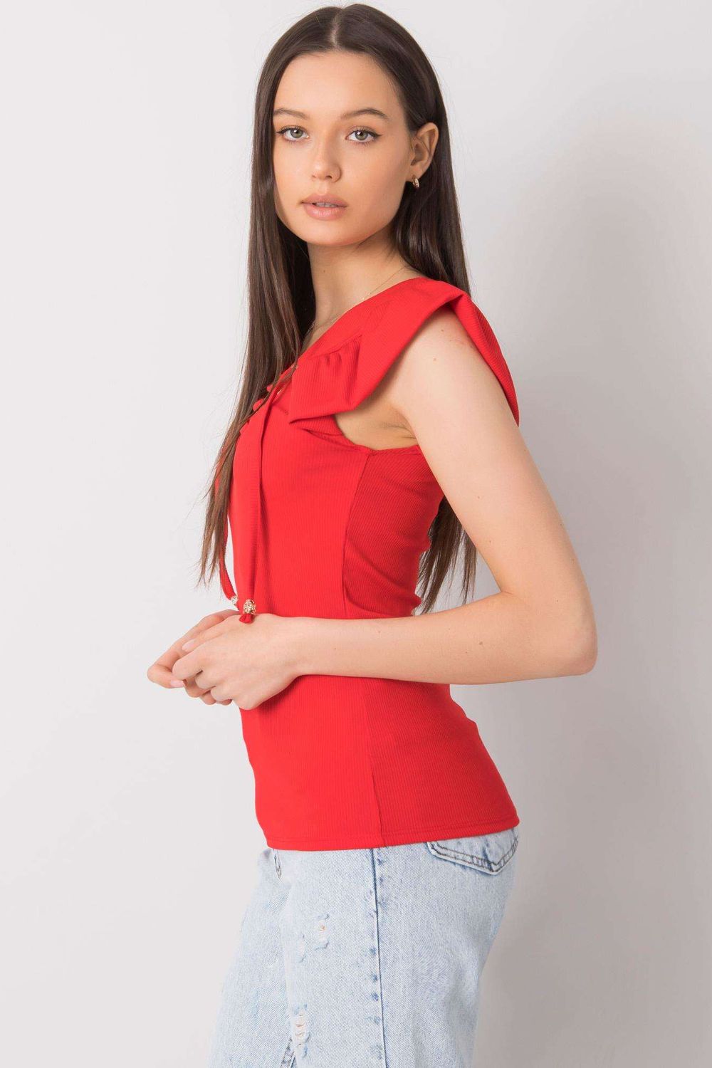 New Season Urban Blouse Outfit-Italy Moda-red-one-size-fits-all-Urbanheer