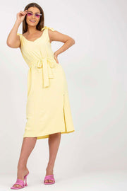 All-Day Comfort: Women Dress-Rue Paris-yellow-L-Urbanheer