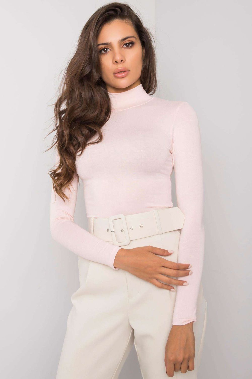 Turtleneck-Clothing - Women-Rue Paris-pink-XL-Urbanheer