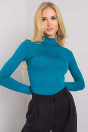 Turtleneck-Clothing - Women-Rue Paris-green-L-Urbanheer