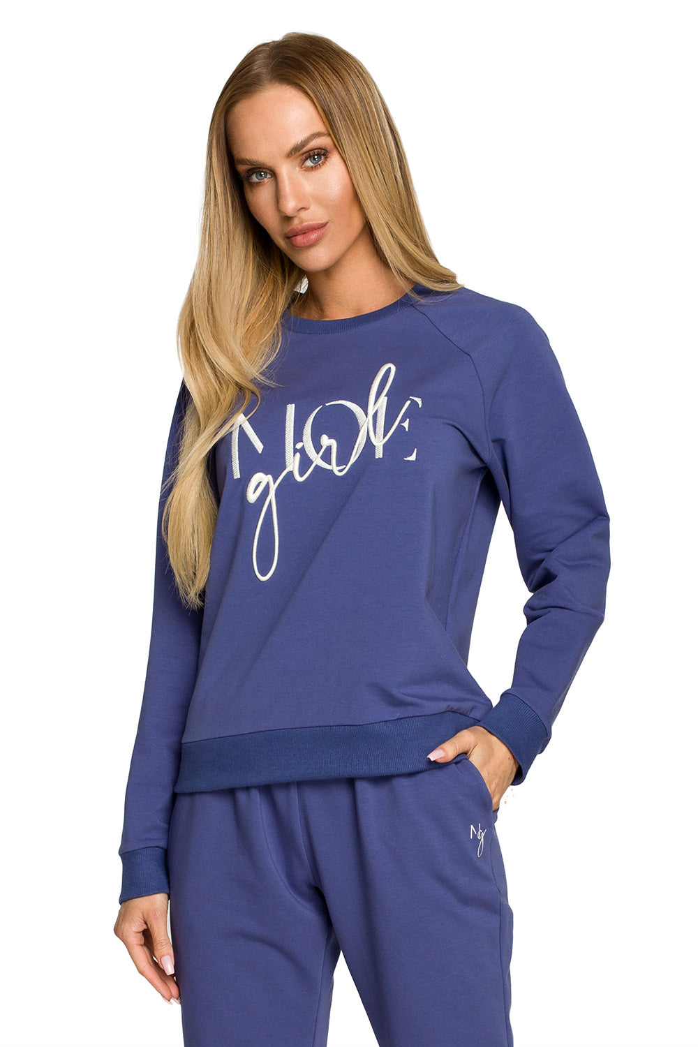 Sweatshirt Women Outfit 169988 Moe-Clothing - Women-Moe-navy blue-L-Urbanheer