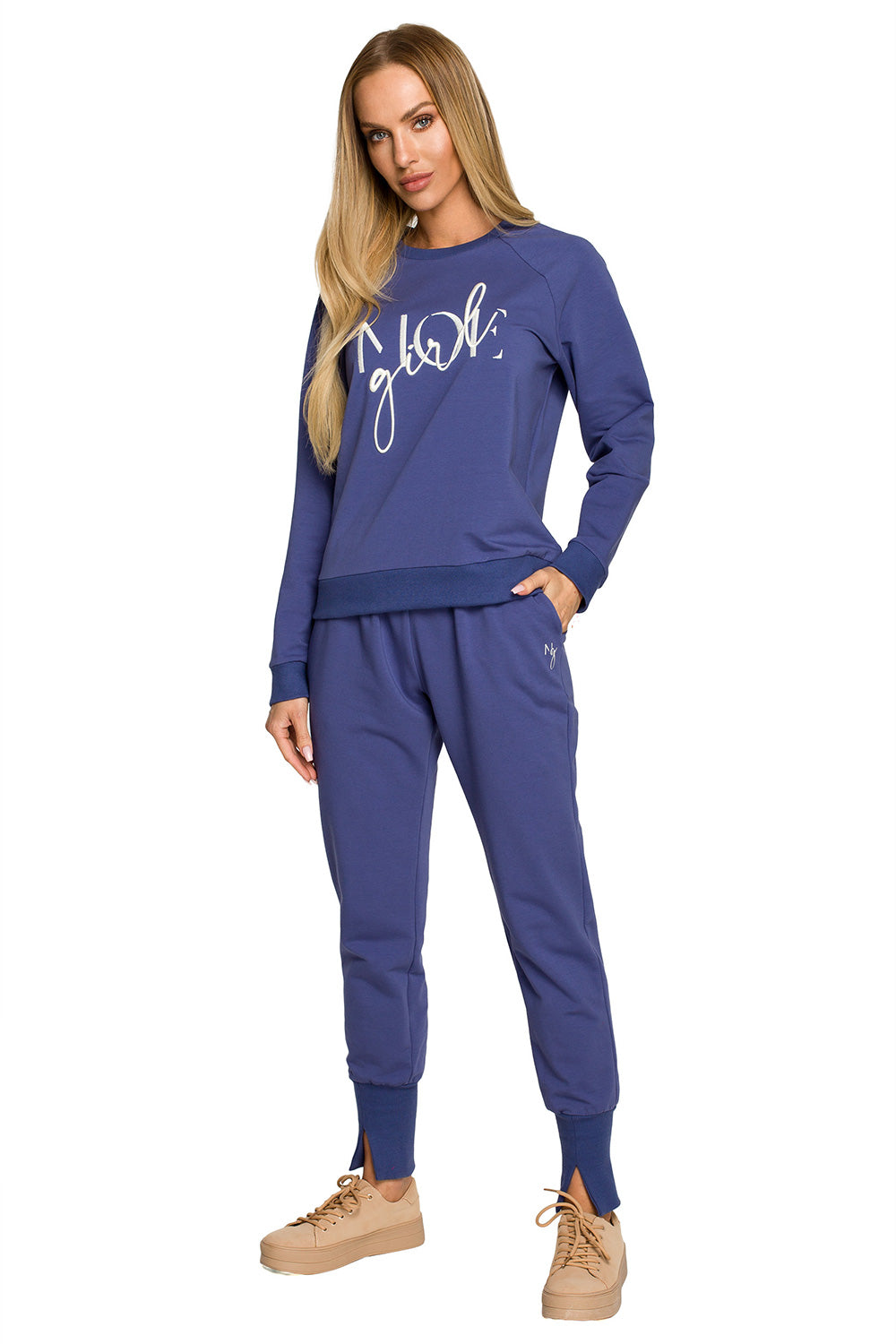 Sweatshirt Women Outfit 169988 Moe-Clothing - Women-Moe-navy blue-L-Urbanheer