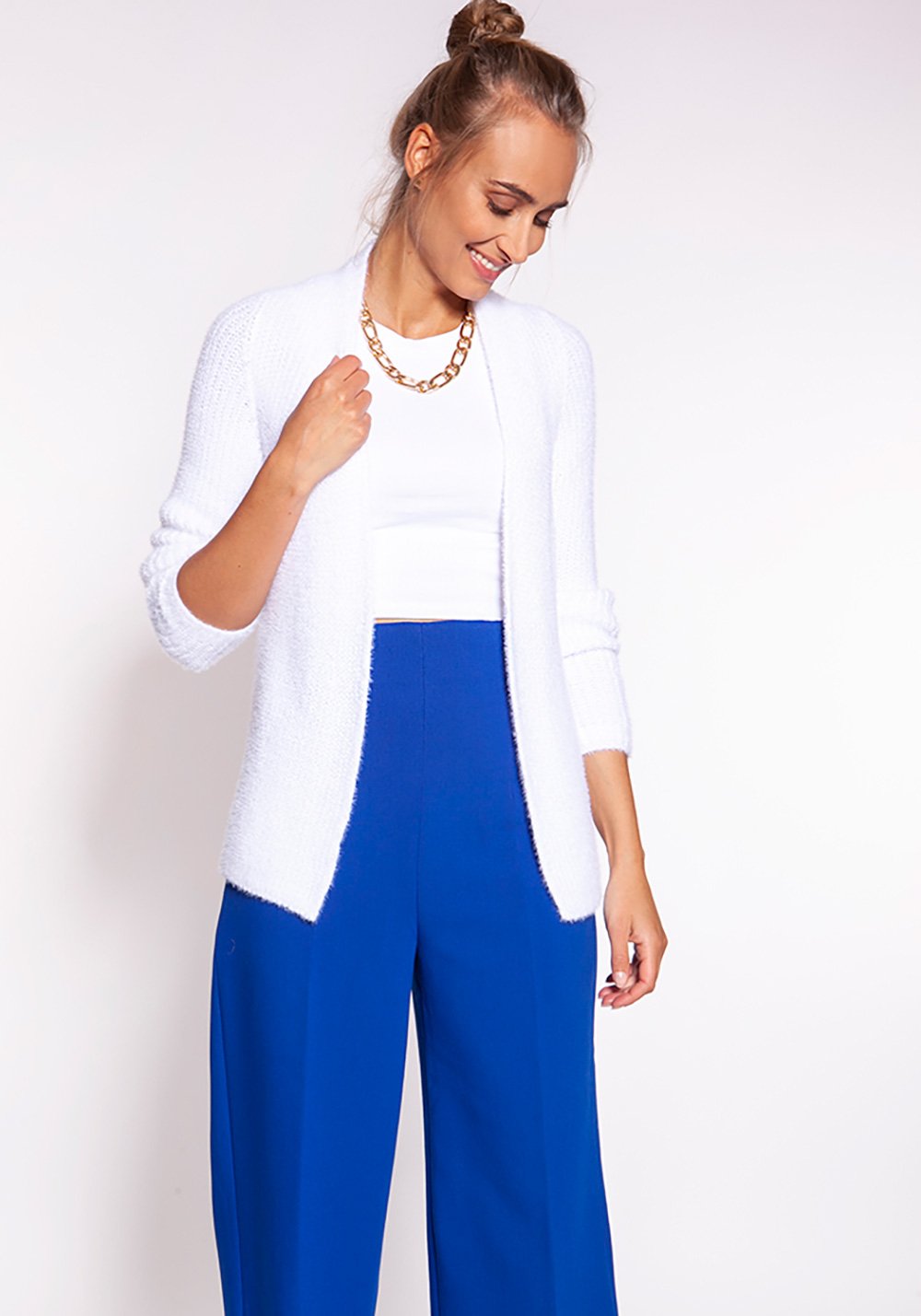 Cardigan Women Outfit 170075 Mkm-MKM-white-L-Urbanheer