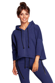 Sweatshirt-Clothing - Women-BeWear-navy blue-2XL/3XL-Urbanheer