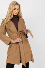 Women Women Haute Elegance Coat All Day Elegance-Och Bella-brown-M-Urbanheer