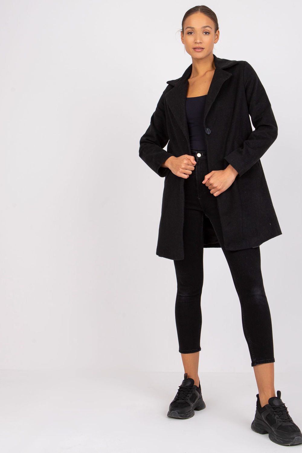 New Season Warm & Stylish Coat outfit-Clothing - Women-Rue Paris-black-XL-Urbanheer