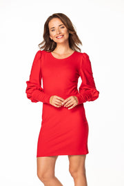 All-Day Comfort: Women Dress-Tessita-red-L-Urbanheer