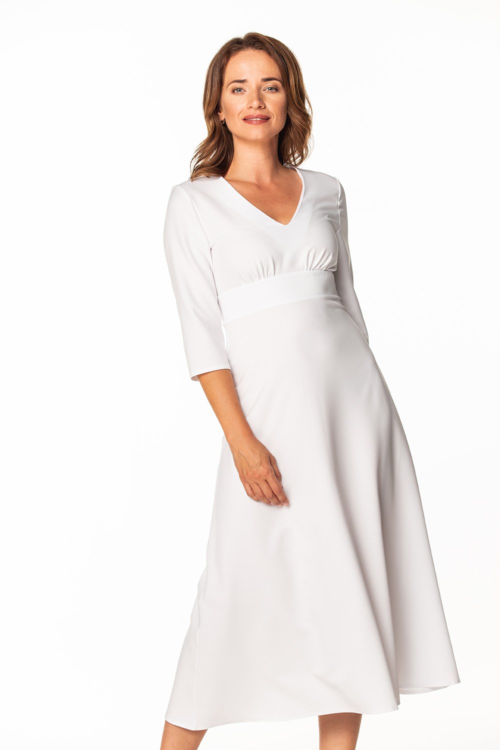 All-Day Comfort: Women Dress-Tessita-white-L-Urbanheer