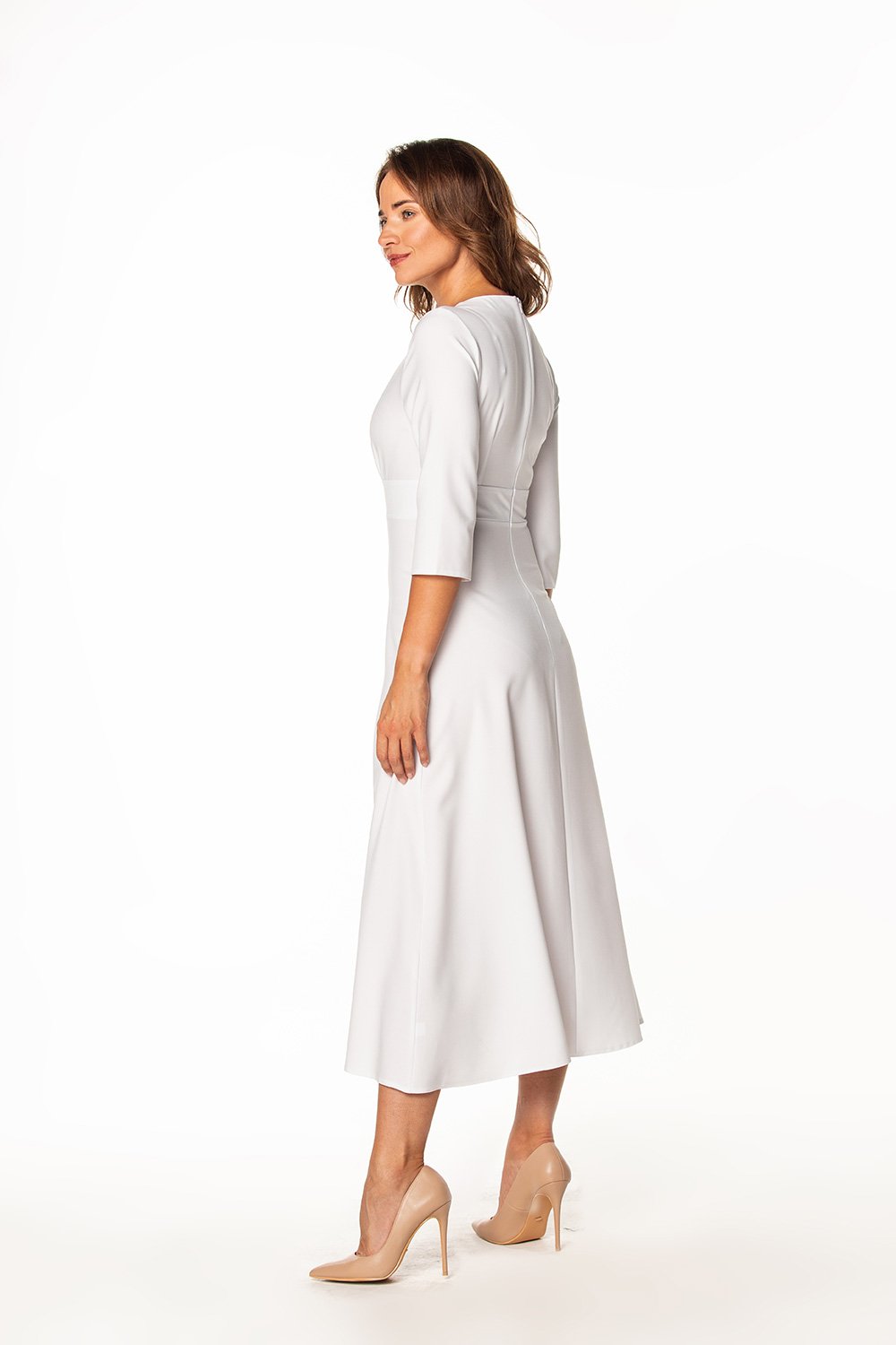 All-Day Comfort: Women Dress-Tessita-white-L-Urbanheer
