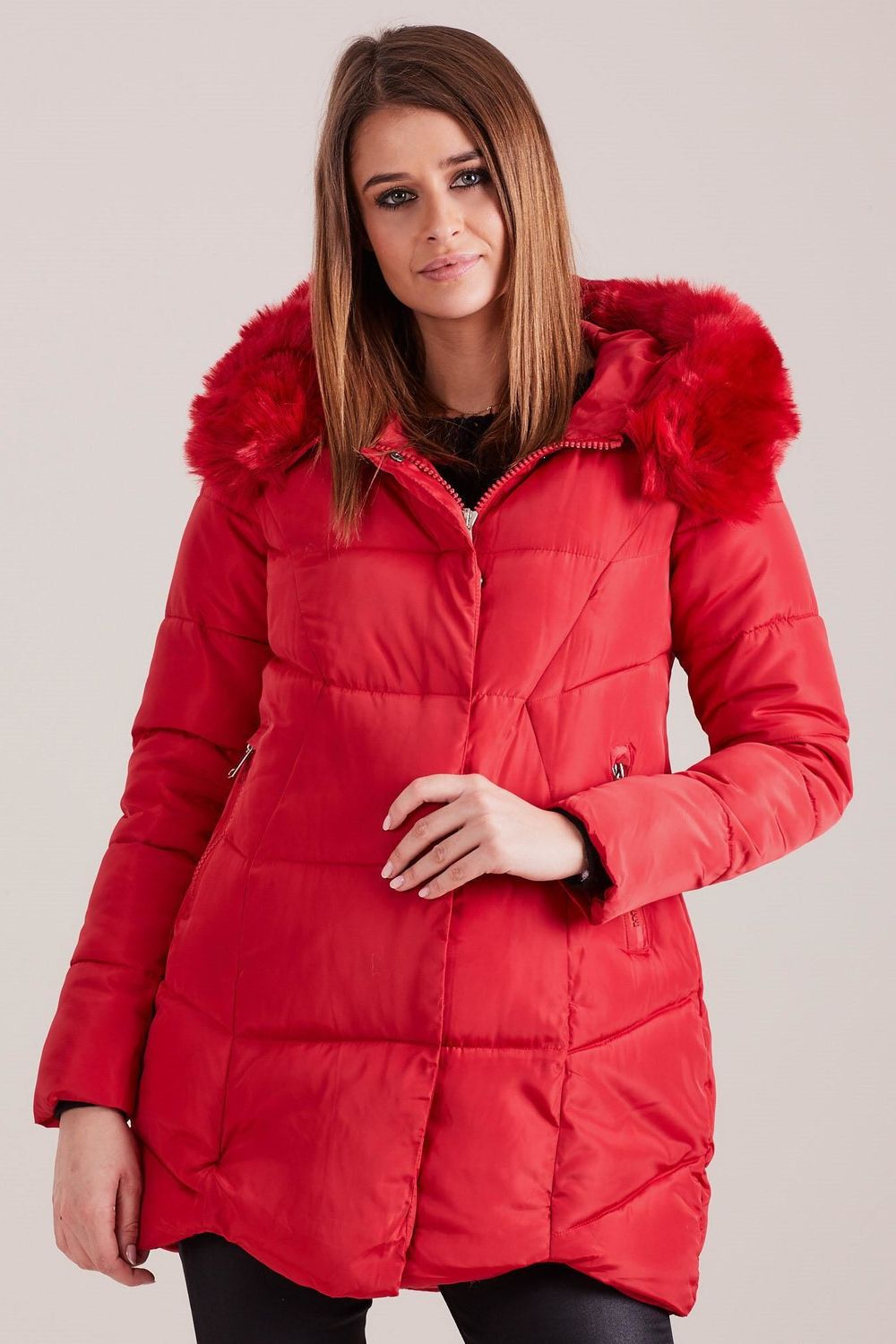 Jacket outfit-Clothing - Women-Yups-red-S-Urbanheer