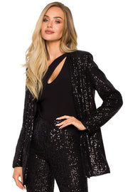 Jacket Outfit-Clothing - Women-Moe-black-L-Urbanheer