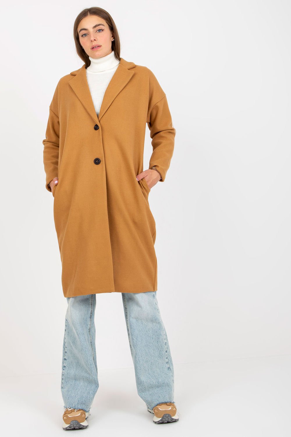 Women Women Women Women New Season Warm & Stylish Women Coat 172442 Och Bella-Och Bella-brown-one-size-fits-all-Urbanheer