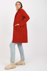 Women Women Haute Elegance Coat All Day Elegance-Och Bella-orange-one-size-fits-all-Urbanheer