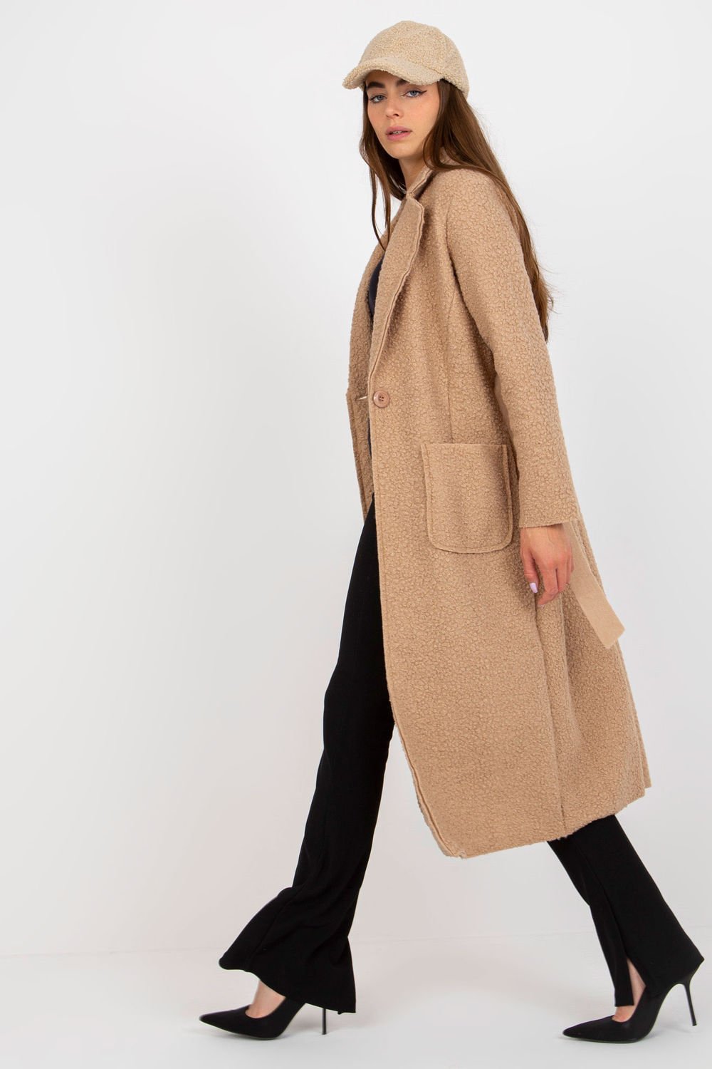 Women Women Haute Elegance Coat All Day Elegance-Och Bella-beige-one-size-fits-all-Urbanheer