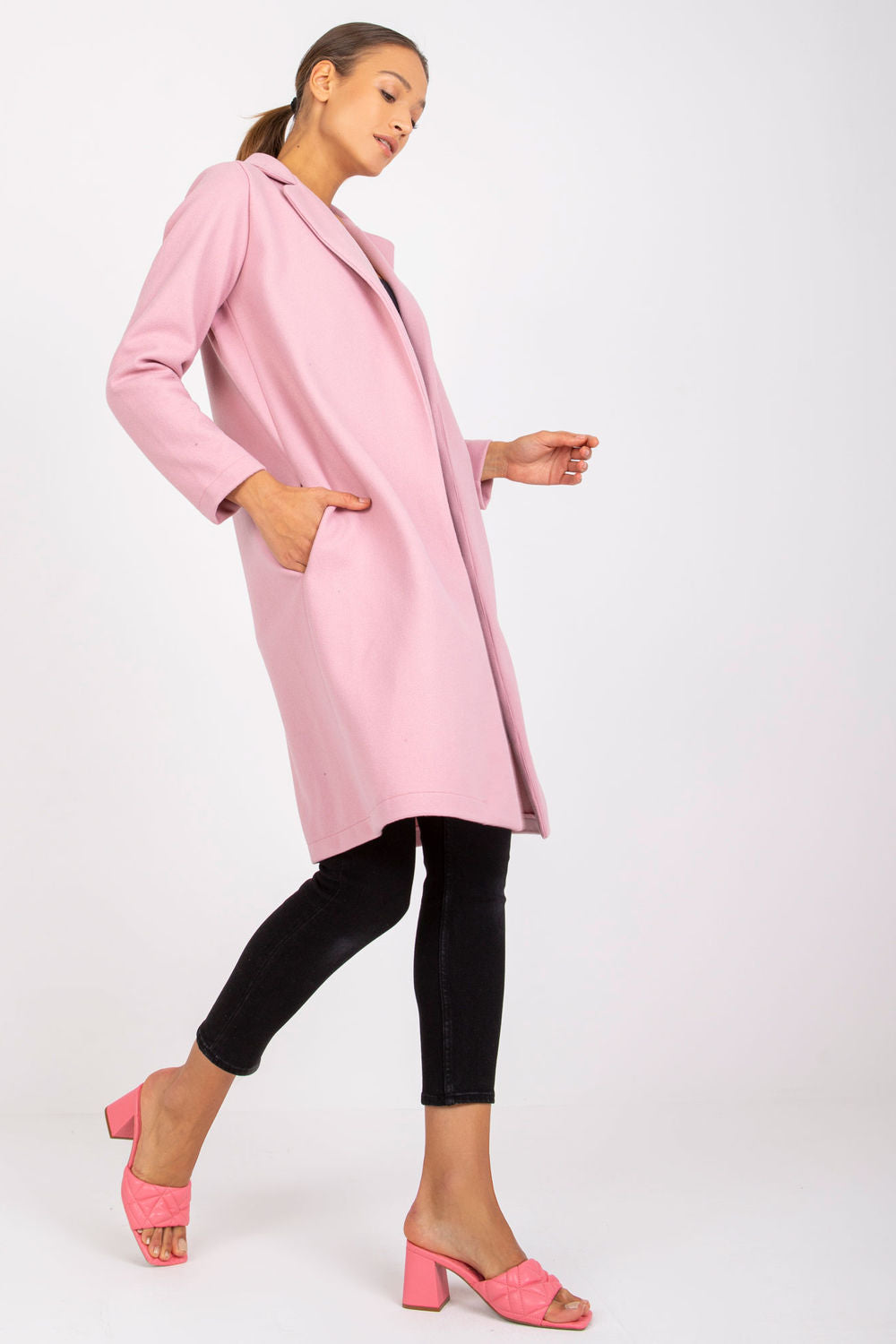 New Season Warm & Stylish Coat outfit-Rue Paris-pink-S/M-Urbanheer